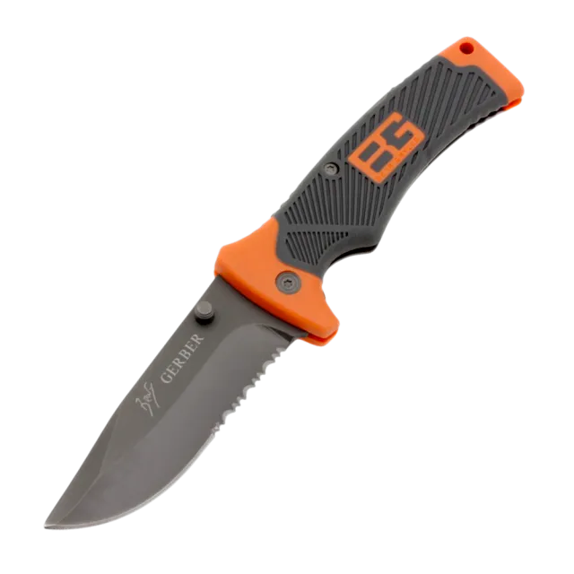 1 - Ніж складний із серейторним лезом Gerber U5. Чорний