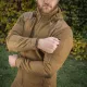 15 - Тактическая куртка M-Tac Norman Windblock Fleece. Койот