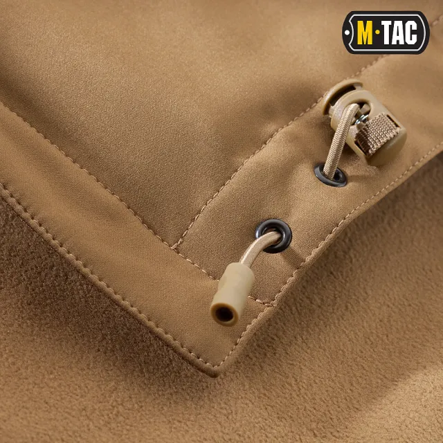 2 - Тактическая куртка M-Tac Norman Windblock Fleece. Койот