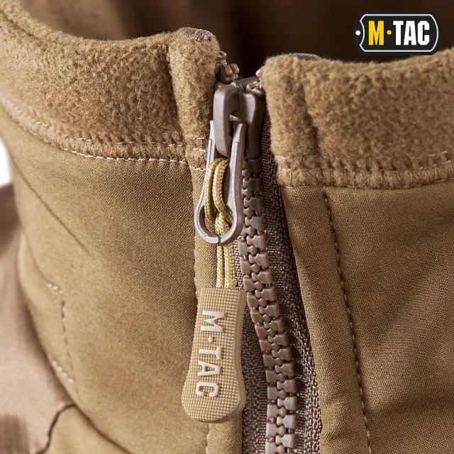 10 - Тактическая куртка M-Tac Norman Windblock Fleece. Койот