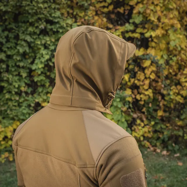 9 - Тактическая куртка M-Tac Norman Windblock Fleece. Койот