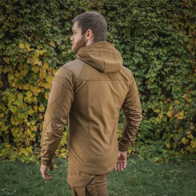 5 - Тактическая куртка M-Tac Norman Windblock Fleece. Койот