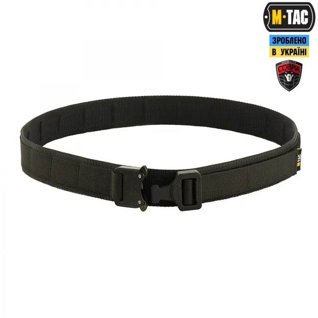2 - Тактический ремень M-Tac Cobra Buckle Belt Gen.II. Черный