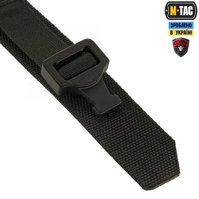 5 - Тактический ремень M-Tac Cobra Buckle Belt Gen.II. Черный