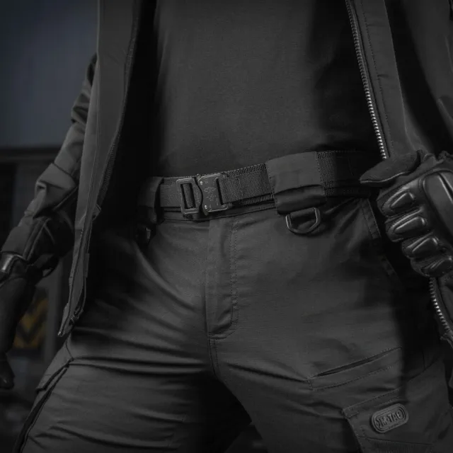 8 - Тактический ремень M-Tac Cobra Buckle Belt Gen.II. Черный