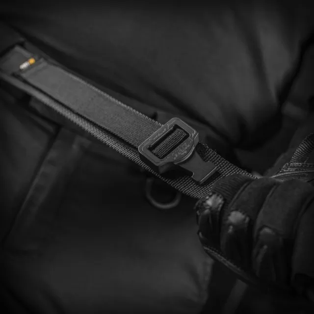 9 - Тактический ремень M-Tac Cobra Buckle Belt Gen.II. Черный