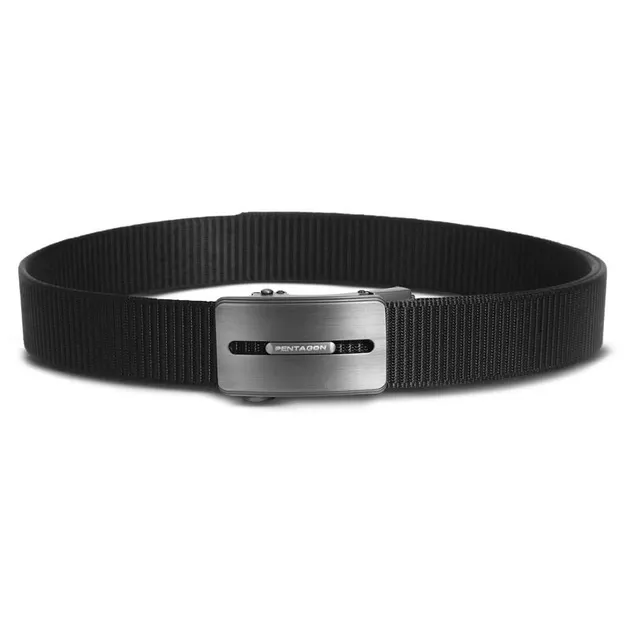 1 - Ремень тактический Pentagon Regal Belt STL. Черный