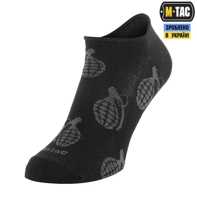 1 - Носки M-Tac летние легкие Grenades. Черный