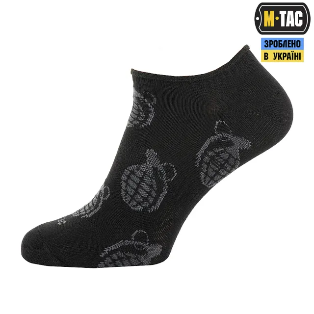 2 - Носки M-Tac летние легкие Grenades. Черный
