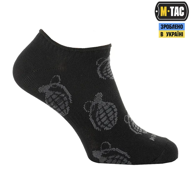4 - Носки M-Tac летние легкие Grenades. Черный