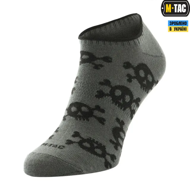 1 - Носки M-Tac летние легкие Pirate Skull. Олива