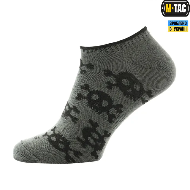 4 - Носки M-Tac летние легкие Pirate Skull. Олива