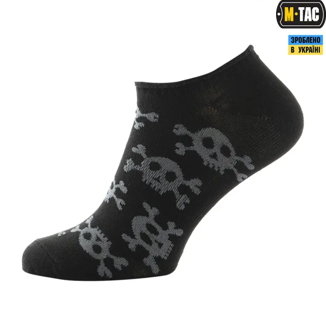 3 - Носки M-Tac летние легкие Pirate Skull. Черный