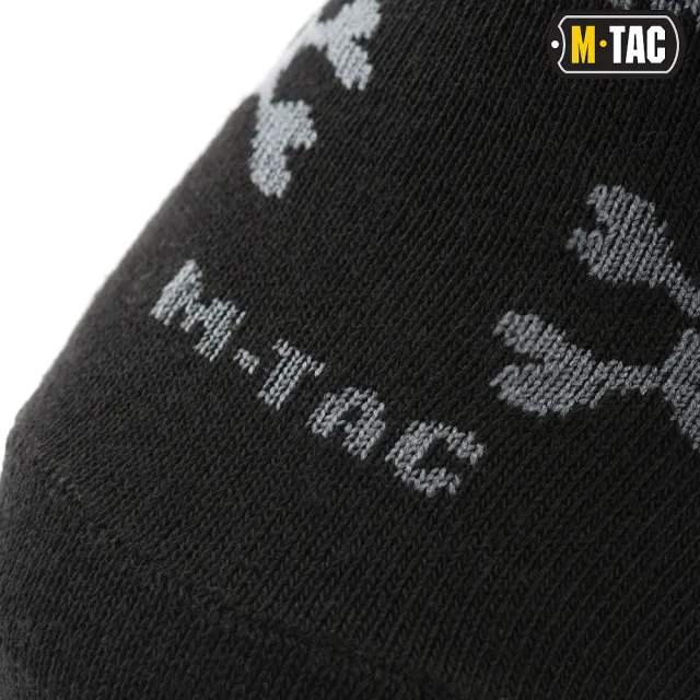 5 - Носки M-Tac летние легкие Pirate Skull. Черный
