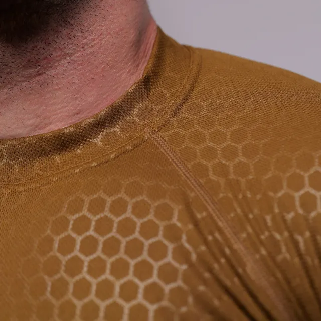 2 - Тактична футболка Global Ballistics Hexagon. Койот