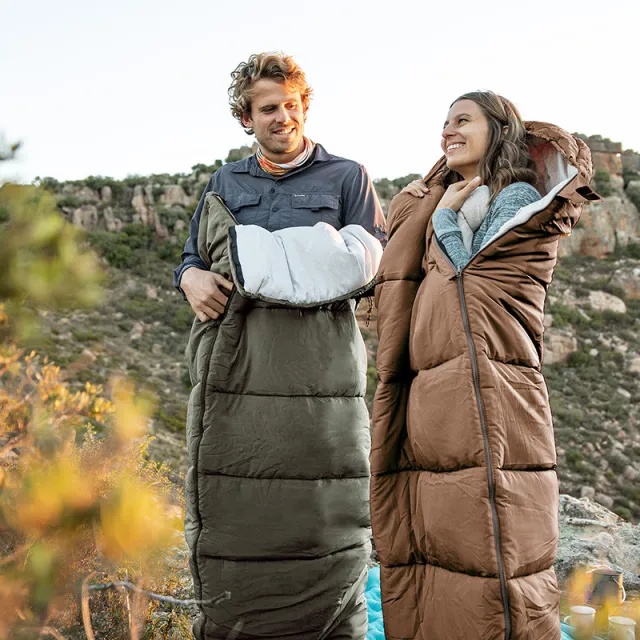 6 - Спальник з капюшоном правий (-3°C) Naturehike U350S NH20MSD07. Олива