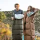 6 - Спальник з капюшоном правий (-3°C) Naturehike U350S NH20MSD07. Олива