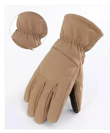 2 - Перчатки зимние Soft Shell. Койот
