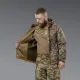 5 - Куртка тактическая SoftShell APEX Flex. Осень-Весна Пиксель. Размер L