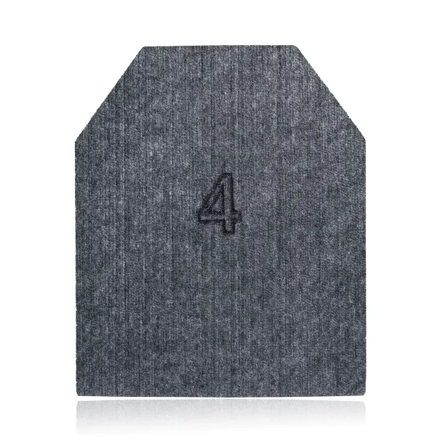3 - Сталеві бронепластини 4 класу захисту. Вага 3.1 кг. Розмір (M) 25×30 см.