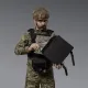 5 - Тактический коврик для сидения 1 класса защиты. CORDURA 1000D. Чёрный