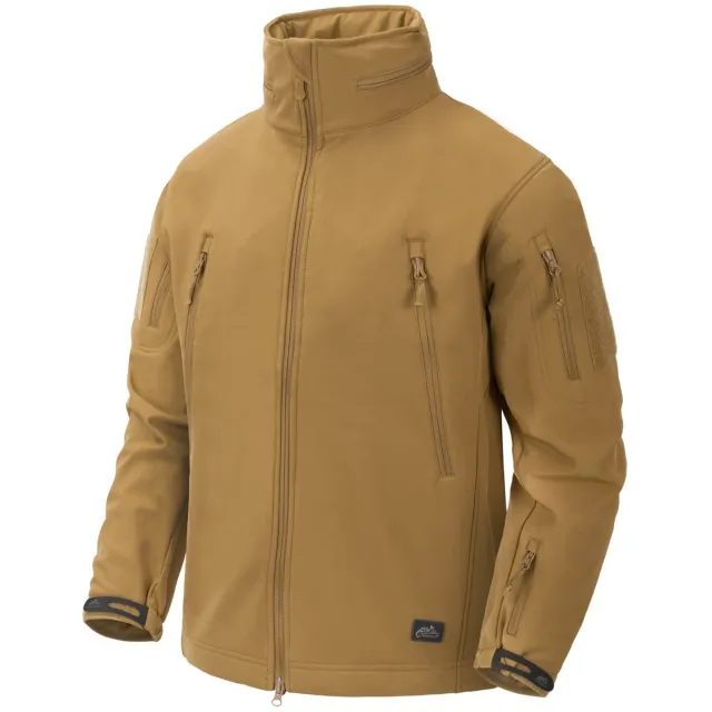 1 - Куртка Helikon Gunfighter Softshell Shark Skin Windblocker. Койот