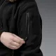 13 - Флісова тактична кофта на блискавці. Чорна. Polyester. Розмір S