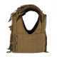 4 - Плитоноска женская Warmor gen.3 FL SPECPROM (for Ladies). Без подсумков. С быстрым боковым и верхним сбросом (без плит). Койот