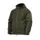 1 - Флісова тактична кофта з капюшоном. Олива. Polyester. Розмір L