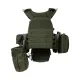 2 - Плитоноска TUR PRO Gen 2, (Комплект 7 подсумков) с системой быстрого сброса. Molle. Цвет Олива. Размер M.