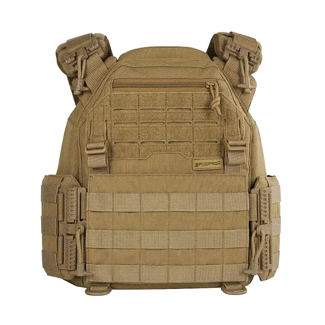 2 - Плитоноска женская Warmor gen.3 FL SPECPROM (for Ladies). Без подсумков. С быстрым боковым и верхним сбросом (без плит). Койот