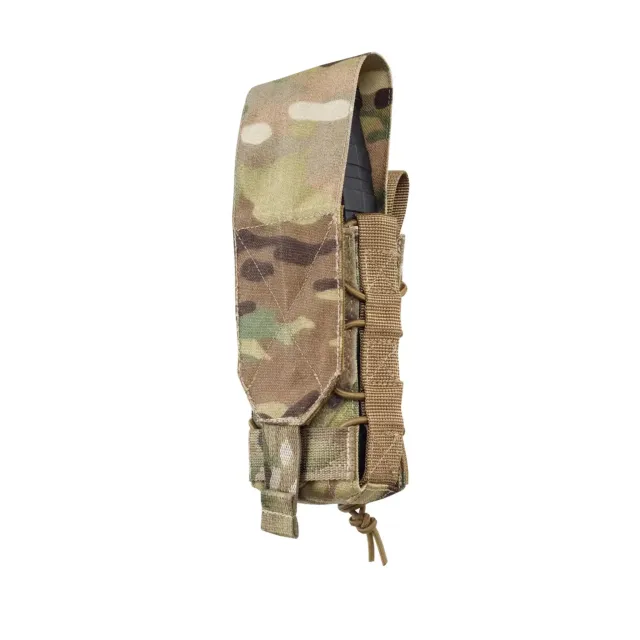 1 - Одинарный закрытый подсумок под магазины AK\AR. Cordura 1000D. Molle. Мультикам