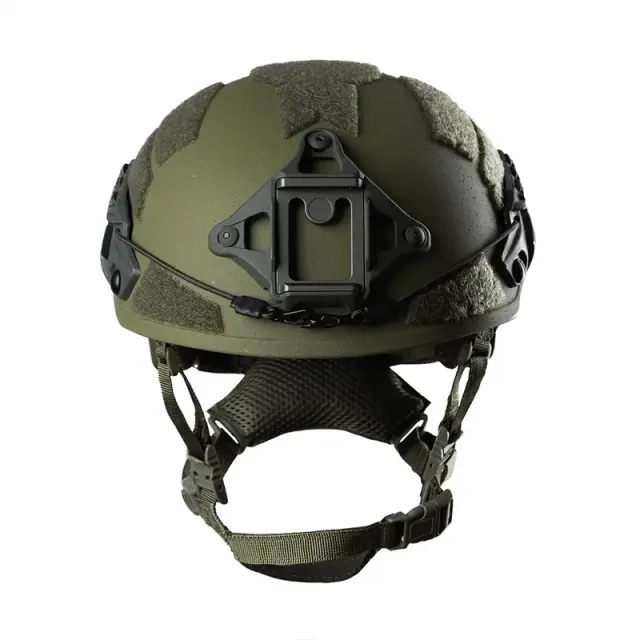 3 - Полегшений тактичний шолом Combatant SuperLITEweight 1.1 kg. Балістичний (NIJ IIIA).  Олива. Розмір L