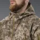 7 - Куртка тактическая SoftShell APEX Flex. Осень-Весна Пиксель. Размер L