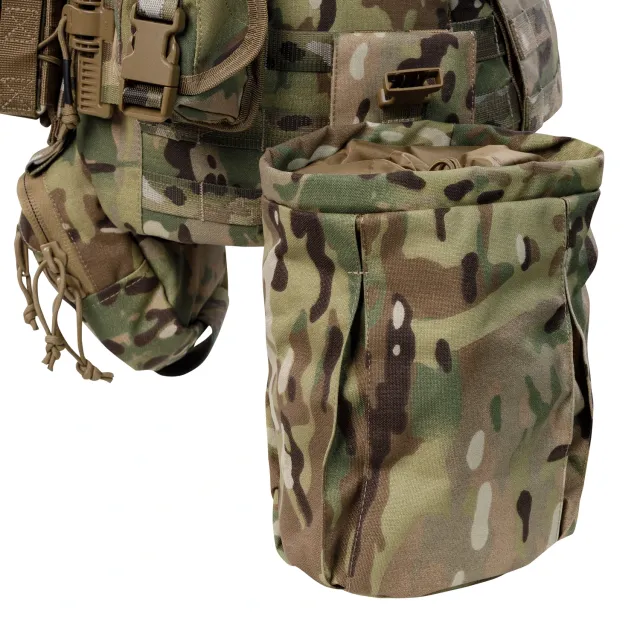 11 - Плитоноска TUR PRO Gen 2, (Комплект 7 підсумків) з системою швидкого скидання. Molle. Колір Мультикам. Розмір M.