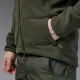 15 - Флісова тактична кофта з капюшоном. Олива. Polyester. Розмір L