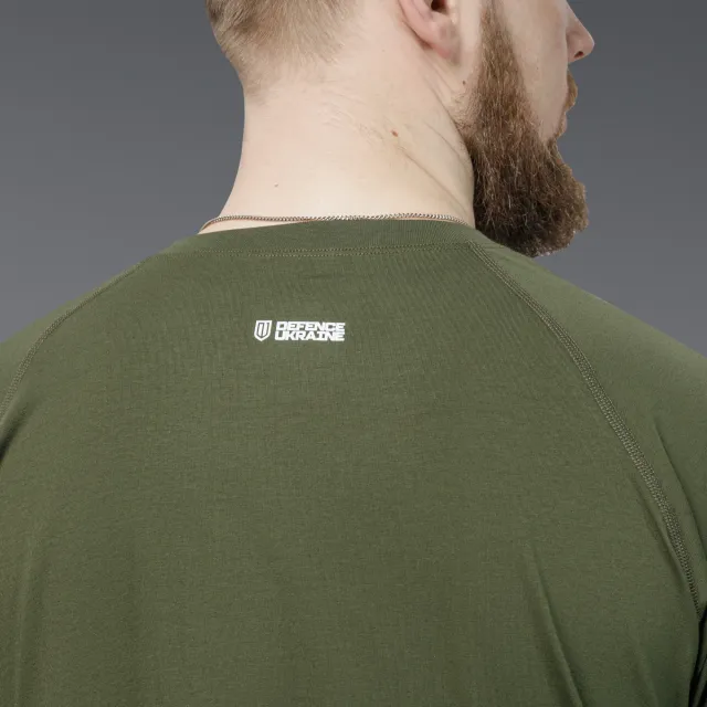 9 - Футболка Urban Cotton. Хлопок/эластан. Олива. Размер L