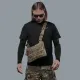 4 - Плечевая однолямочная сумка. Увеличенная. Cordura 1000D Мультикам