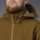 10 - Куртка тактична SoftShell APEX Shield Storm. Осінь-Весна Койот. Розмір M