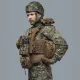 6 - Плитоноска SVAROG (Комплект 9 підсумків) з системою швидкого скидання. Molle. Колір Койот.