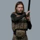 8 - Рашгард, цвет Черный, полиэстер. Размер L