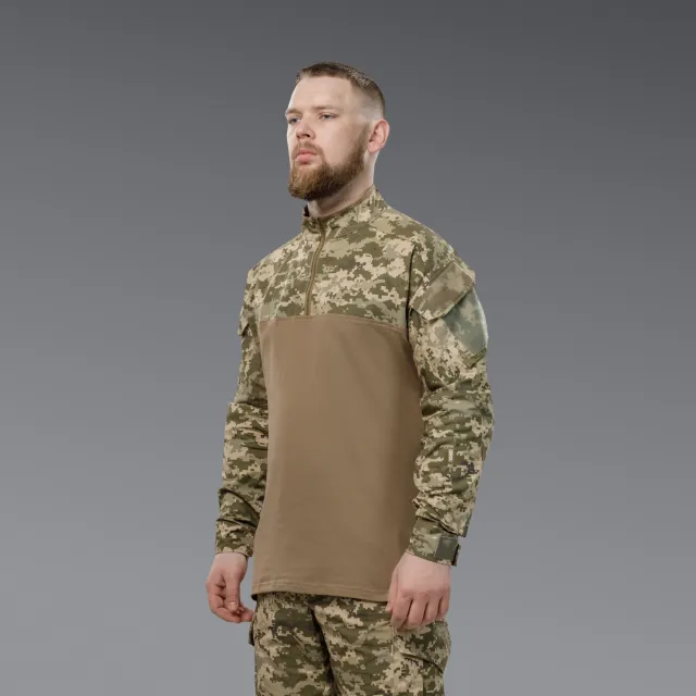 2 - Убакс BattleSkin Regular. Тактическая рубашка. Пиксель. Размер: L