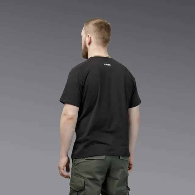 6 - Футболка Urban Cotton. Бавовна/еластан. Чорна. Розмір M