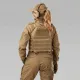 7 - Плитоноска женская Warmor gen.3 FL SPECPROM (for Ladies). Без подсумков. С быстрым боковым и верхним сбросом (без плит). Койот