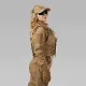 6 - Плитоноска женская Warmor gen.3 FL SPECPROM (for Ladies). Без подсумков. С быстрым боковым и верхним сбросом (без плит). Койот