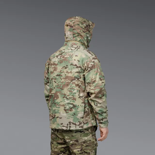 5 - Куртка тактическая SoftShell APEX Shield Storm. Осень-Весна Мультикам. Размер XL