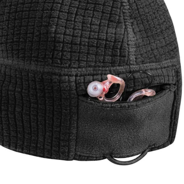 5 - Шапка-підшоломник флісова Helikon RANGE Beanie. Чорний