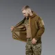6 - Куртка тактическая SoftShell APEX Flex. Осень-Весна Койот. Размер L