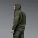 6 - Флісова тактична кофта з капюшоном. Олива. Polyester. Розмір L