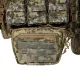 11 - Плитоноска TUR PRO Gen 2, (Комплект 7 подсумков) с системой быстрого сброса. Molle. Цвет Пиксель. Размер M.